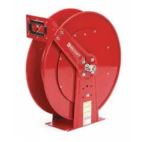Spring Return Hose Reel: 50 ft (3/4 in I.D.), 500 psi Max Op Pressure, Nickel Plated Steel, Red (MPN F83000 OLP)