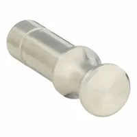 Push-to-connect cap for sealing the end of 8 mm OD tubing in pneumatic systems. Constructed of stainless steel with a black finish. Overall length of 20 mm. Suitable for use in industrial automation, packaging, and material handling applications