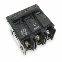 The Siemens B315 is a 15 amp, 240V AC, 3-pole miniature circuit breaker from the BL Series. It is a standard type with a maximum AIR rating of 10kA at 240V AC and is designed for bolt-on use with Siemens P1 Panelboards. This breaker provides overcurrent protection in three-phase electrical distribution systems