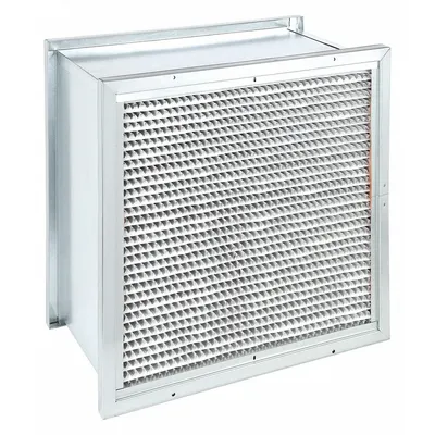 OEM MERV 14 Cartridge Air Filter, Steel Double Header, 20x20x12 in - MERV 14 Cartridge Air Filters