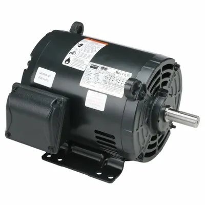 Dayton General Purpose Motor: Rigid Base Mount, Open Drip Proof, 2 hp, 230/460V AC - Rigid Base 3-Phase General Purpose AC Motors