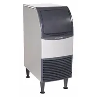 SCOTSMAN Ice Machine: Flake, 96 lb Ice per Day, Air Cooled, 38 in Ht, 15 in Wd, 24 in Dp, Silver (MPN UF0915AX-1)