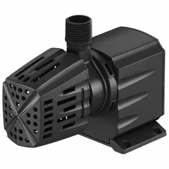The ATLANTIC MD550 is a magnetic induction pump designed for pond and waterfall applications. It delivers 550 GPH at a maximum head of 8 ft, with a 115V totally enclosed motor. The pump features a plastic housing and 3/4 in MIPT intake and discharge connections.