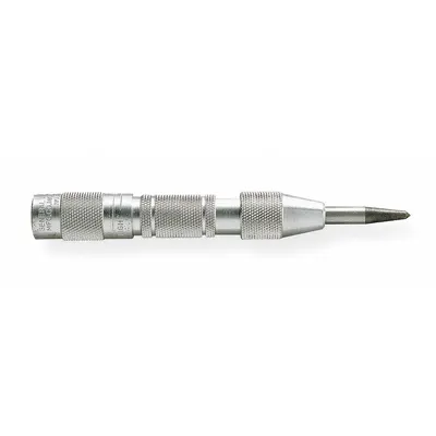 GENERAL Automatic Center Punch: 1/8 in Tip Size, Round, 5/8 in Shank Dia, 5 in Overall Lg - Automatic Centering Punches