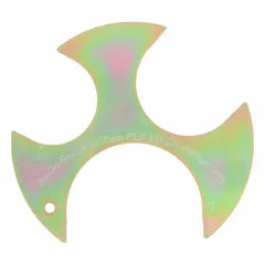 This copper PEX crimp gauge is used to verify that crimp rings are compressed to the correct diameter on PEX connections. It is available in three sizes: 1-1/4 in, 1-1/2 in, and 2 in. The gauge helps ensure leak-free joints in PEX piping systems for plumbing and hydronic applications.