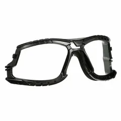This snap-on gasket is designed to replace worn or damaged seals on 3M Solus 1000 Series safety glasses, including model S1101SGAF. Made of thermoplastic elastomer (TPE), it helps maintain a secure fit and protects against debris in industrial environments.