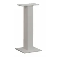 Pedestal: Aluminum, Powder Coated, Gray, Bolt Mounted, 28 1/2 in H x 12 in W x 12 in D (MPN 3395GRY)