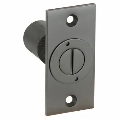 KABA ILCO Dust-Proof Strike Plate, Bronze, 2 15/16 in Lg x 1 3/8 in Wd, DPS-DU - Dust-Proof Strike Plates