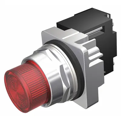 Siemens Pilot Light: 30 mm Panel Mounting Size, Amber/Green/Red, Incandescent - Incandescent Pilot-Lights