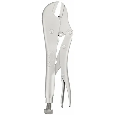 IRWIN Locking Plier: Flat, Lever, 1 7/8 in Max Jaw Opening, 10 in Overall Lg - Flat-Jaw Locking Pliers