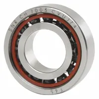 NTN Angular Contact Ball Bearing: 7005, 1 Row, Matched, Duplex, 17°, Open, ABEC 7, 25 mm Bore, 2 PK (MPN ML7005CVDUJ74S)