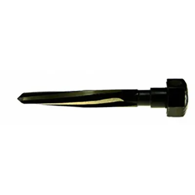 CLE-LINE 1 1/8 in Magnetic Hex-Shank Car Reamer, Black & Gold High Speed Steel - Magnetic Hex-Shank Car Reamers