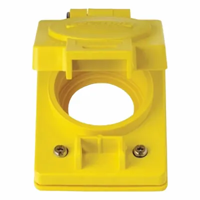 LEVITON Weatherproof Cover: Thermoplastic, FD/FS, FD Boxes/FS Boxes, 1 Gangs - Plastic Weatherproof Electrical Box Covers