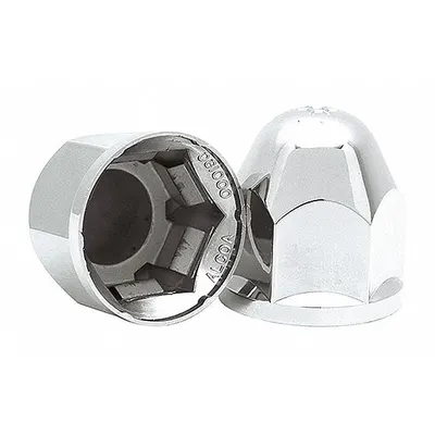 PHOENIX Lug Nut Cover, 1 1/16 in Hex, Chrome Plated ABS - Fleet and Vehicle Maintenance