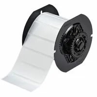 Pre-Cut Label Stock Roll: 1 in x 3 in, 1 in, Metalized Polyester, Halogen-Free/Metal Detectable (MPN B33-18-434)