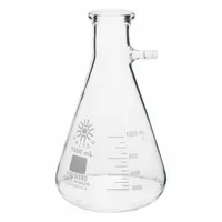 APPROVED VENDOR Filtering Flask: 1 L, Colorless, Conical, 8 Compatible with Stopper Size (MPN FG5340-1000)