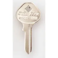 Key Blank: Compatible with Master Locks, Key ID # M12, 5 Pins, Brass (MPN 1092D-M12)
