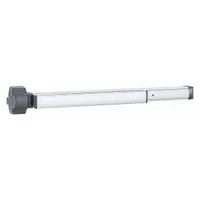 This PRECISION rim push bar is an aluminum touchbar-style exit device for commercial doors. It is ADA compliant and designed for rim-type egress applications on doors up to 48 inches wide