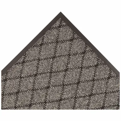 CONDOR Entrance Runner: Diamond, Indoor, Medium, 4 ft x 10 ft, 3/8 in Thick, Nylon - Diamond Pattern Dryer Mats