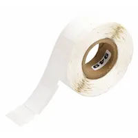 Wraparound Label: 3/4 in x 1/2 in, Nylon, White, For 16 AWG to 10 AWG Wire Gauge (MPN WML-505-499)