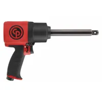 CHICAGO PNEUMATIC Air Impact Wrench: Compact, 3/4 in Drive, Pistol-Grip, Square, Extended (MPN CP7769-6)