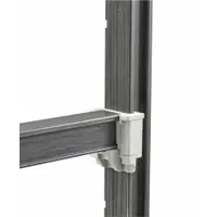 Shelf traverse for use with Elements Xtra shelving systems. Adds structural support and stability to commercial shelving units in foodservice, hospitality, and industrial storage environments. Supplied in double packs. Color: Speckled Gray. Dimensions: 45 in height, 2 1/4 in depth, 1 3/4 in length
