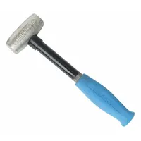 Mallet: Steel Handle, 1 lb Head Wt, 1 1/2 in Dia, 3 1/2 in Head Lg, 12 in Overall Lg (MPN AM2ALCG)