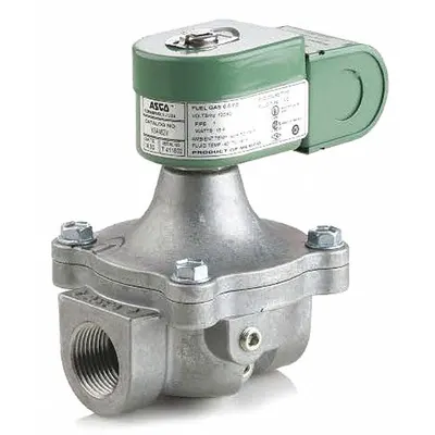 REDHAT Solenoid Valve: 2-Way, Normally Closed, 1/2 in Pipe Size, 120V AC - 2-Way/2-Position, Normally Closed Solenoid Valves