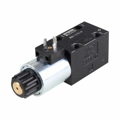 Parker Valve, Hydraulic Valve: 70 lpm Max Flow Rate, D03 NFPA Size, Two Positions - Solenoid-Operated Directional Control Valves