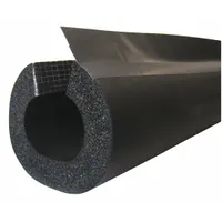 Pipe Insulation: Tube, 1/2 in Thick, 2 5/8 in ID, 6 ft, Buna-N Rubber/PVC, 3.1 R-Value, Black (MPN 6RXLO048258)