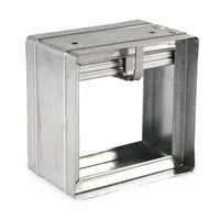 9.75"H-W 3.7"L Square Gravity Fire Dampr: Static, 9 3/4 in H, 9 3/4 in W, 3 3/4 in L, Gravity (MPN 2TGA4)