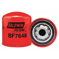 BALDWIN FILTERS Fuel Filter: Spin-On, 3 1/16 in Outside Dia, 3/4"-16 Thread Size, Cellulose, BF7648