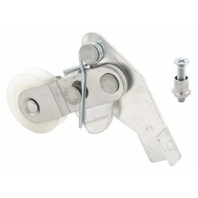 PRIME-LINE Roller Assembly: Roller Assembly, 1 1/4 in Overall Ht, 2 1/4 in Overall Lg - Screen Door Hardware