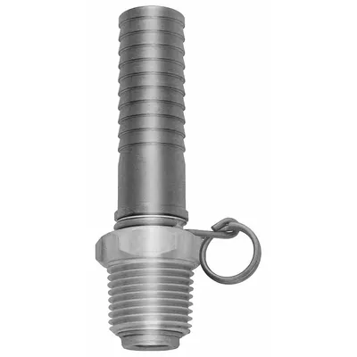 SANI-LAV Stainless Steel Swivel Hose Adapter with Barb Inlet - Faucet Sprayer Hose Adapters