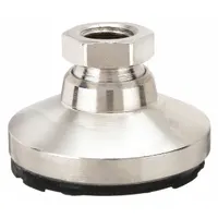 S & W Female-End Leveling Mount: Swivel Boltless, Steel, 1/2"-13 Thread Size, 1.88 in Base (MPN NTS-2N)