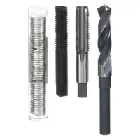 This thread repair kit includes helical inserts and an STI tap for restoring damaged internal threads in metal components. The 18-8 stainless steel inserts provide a free-running, right-hand coarse thread repair for inch-system applications. Suitable for use in industrial machinery, automotive, and equipment maintenance
