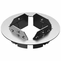 STI Single Kick In Plate: Round, 6.25 in Overall Ht, 6 in Overall Lg, 3 in Overall Wd, 4 hr (MPN EZP133K)