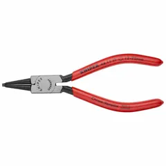 Internal retaining-ring pliers for installing and removing circlips in bores from 12 mm to 25 mm diameter. Features a 0.051 in tip diameter and 5 1/2 in overall length. Suitable for use in automotive, machinery, and industrial maintenance applications.