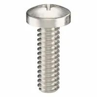 Machine Screw: #10-24 Thread Size, 5/8 in Lg, 316, Stainless Steel, Plain, Pan, Phillips, 25 PK (MPN ZSCRW-375)