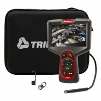 TRIPLETT Borescope: 1920 x 1080, 5 m Shaft Lg, 8.5 mm Shaft Dia, 8.5 mm Camera Dia, LCD Touchscreen (MPN BR400A)