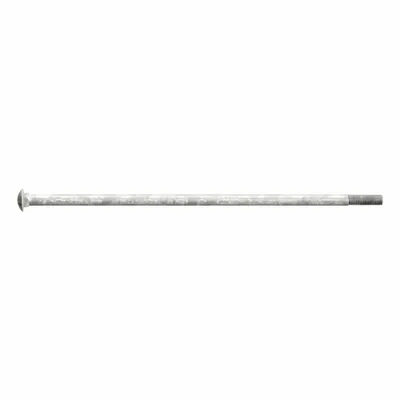 USA INDUSTRIALS Carriage Bolt: Square Neck, 1/2"-13 Thread Size, 16 in lg, Steel, Grade 2 - Grade 2 Steel Square Neck Carriage Bolts