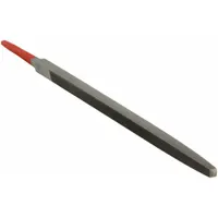 Machinists File: Square, Double-Cut, Safe Edge Cut, Bastard Cut, 10 in Lg without Tang, 3/8 in Wd (MPN 73432000)