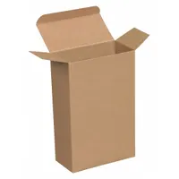 Cartons,Rev Tuck,4 5/8x2 3/8",PK250: Kraft, 4 5/8 in Inside Lg, 2 3/8 in Inside Wd, 250 PK (MPN RTD7)