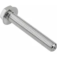 Hygienic Hex Head Screw: Stainless Steel, Fully Threaded, M10, 50 mm Fastener Lg, Grade 316L (MPN K1411.10X50)