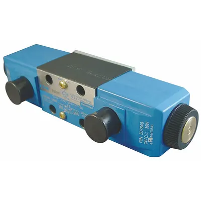 VICKERS Hydraulic Directional Valve: 21 gpm Max Flow Rate, D03 NFPA Size, Two Positions - High-Pressure Solenoid-Operated Directional Control Valves