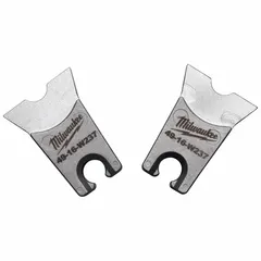 Replacement W style crimping die set for use with MILWAUKEE model 2678-20. Includes upper and lower dies in two sizes for crimping electrical wire and cable.