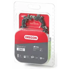 Chainsaw chain with 3/8 in pitch, 0.05 in gauge, 60 drive links, and 7/32 in file size. Suitable for use with 16-inch guide bars. Commonly used for cutting wood in tasks such as felling, limbing, and bucking.