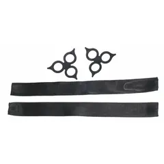 This replacement kit includes two polyethylene sleeves and two lock rings for soft shackles. Designed for use in rigging, towing, and lifting applications where synthetic rope systems require secure connections. Compatible with soft shackles.