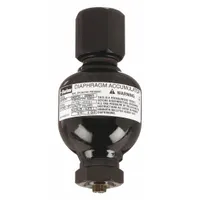 PARKER Diaphragm Accumulator: 5 cu in Fluid Volume, 5 cu in, 11 gpm Max. Flow, Hydrin (MPN AD007B25T9A1)
