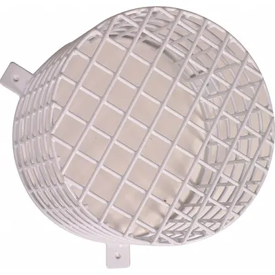 SAFETY TECHNOLOGY INTERNATIONAL STI-9614 Beacon/Sounder Guard, Steel, White - Guards for Alarms & Wall Fixtures
